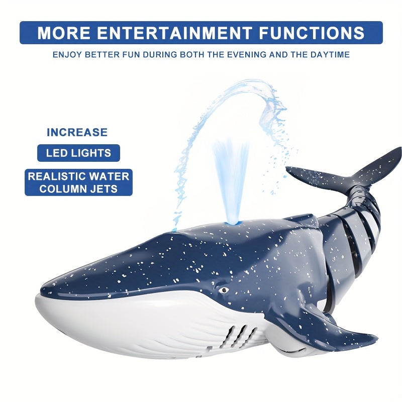 1:18 Scale RC Whale Shark – Rotating, Programmable & USB Rechargeable