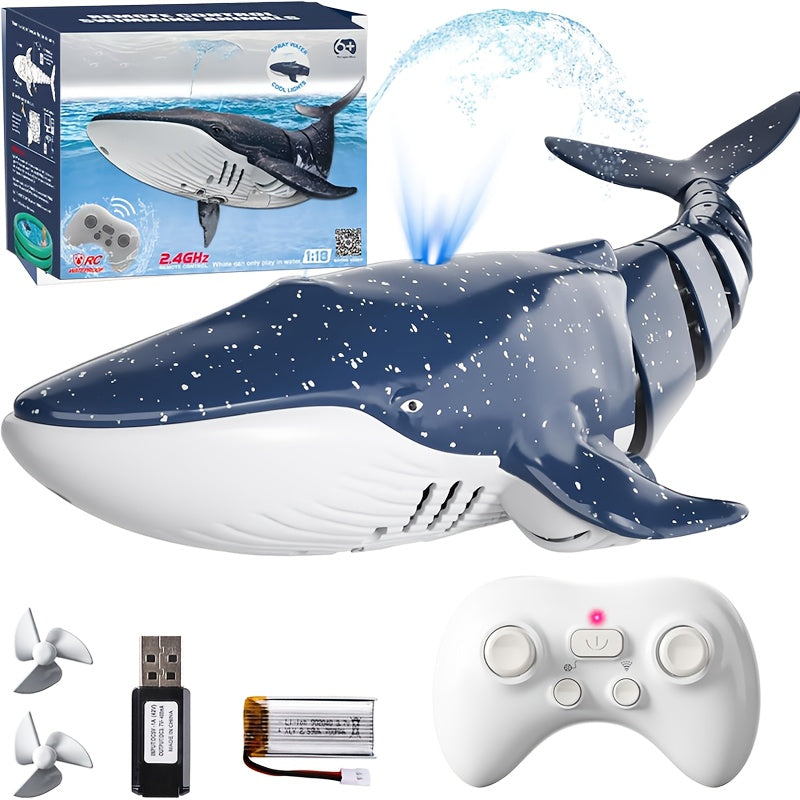 1:18 Scale RC Whale Shark – Rotating, Programmable & USB Rechargeable